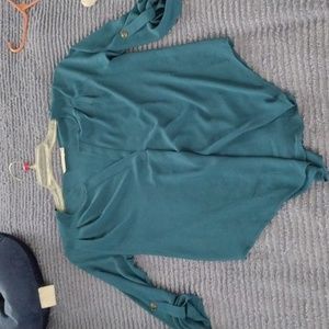 Women's Turquoise Sheer Blouse 💕